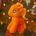 thumbnail image 1 of Juguete de animales de dibujos animados de 9,06 pulgadas de altura, felpa suave de algodón PP, adorable regalo en forma de caballo, juguetes naranja, 1 of 1