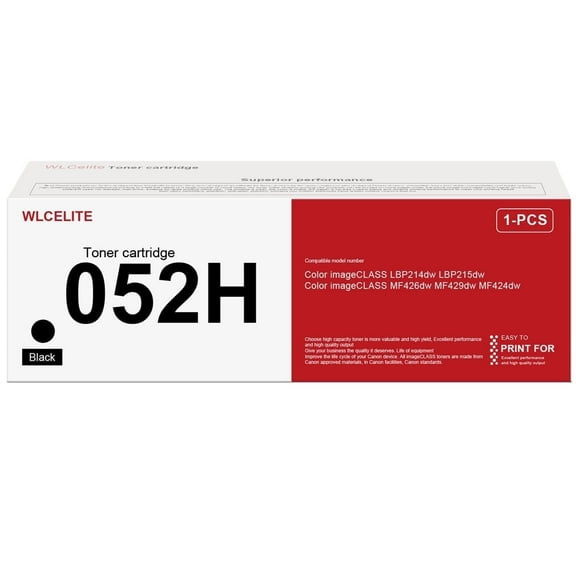 052H Toner Cartridge Compatible for Canon 052H CRG-052 for Color imageCLASS MF426dw MF429dw MF424dw Printer (1-Pack，Black )
