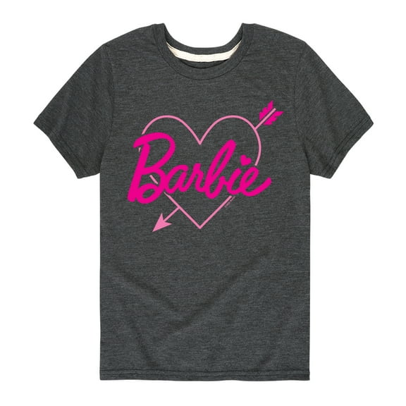 Barbie - Barbie Arrow Heart Logo - Toddler And Youth Short Sleeve Graphic T-Shirt