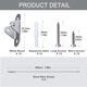 thumbnail image 4 of Correas para muebles (paquetes de 6), kit antivuelco para muebles a prueba de bebés, 4 of 4