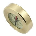 thumbnail image 3 of Shisuyan Classic Brass Compass Waterproof Camping Compass Pocket Style Brass Compass, 3 of 9