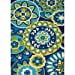 thumbnail image 2 of Couristan 37781014020040T 2 x 4 Pi. Tapis de Marée Rip Covington - Océan & Vert, 2 of 10