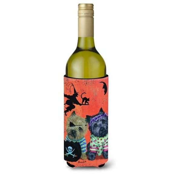 24 oz Cairn Terrier Pirates Halloween Wine Bottle Hugger