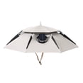 thumbnail image 2 of Solar Powered Fan Umbrella Hat 31.5in UPF 50+ Dual Cooling Hands Free Outdoor Sun Protection Hat for Fishing Golf Camping(White,One Size), 2 of 7