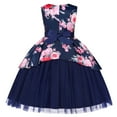thumbnail image 2 of Toddler Girls Floral Princess Dress Wedding Party Tutu Tulle Sundress Gown, 2 of 7