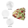 thumbnail image 3 of Lsque Cherries and Ladybirds Pattern Knitted Beanie, Unisex Winter Hat, Knit Hat Winter Beanies Thick Fisherman Beanies Cuffed Plain Skull Caps, 3 of 6