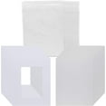 thumbnail image 2 of Creative Inspirations Pre-Cut Bevel 4-Ply Mats Presentation Kits - 25 Acid-Free Mats, Backing Boards, & Seal Bags for Artwork - 8x10", 2 of 8