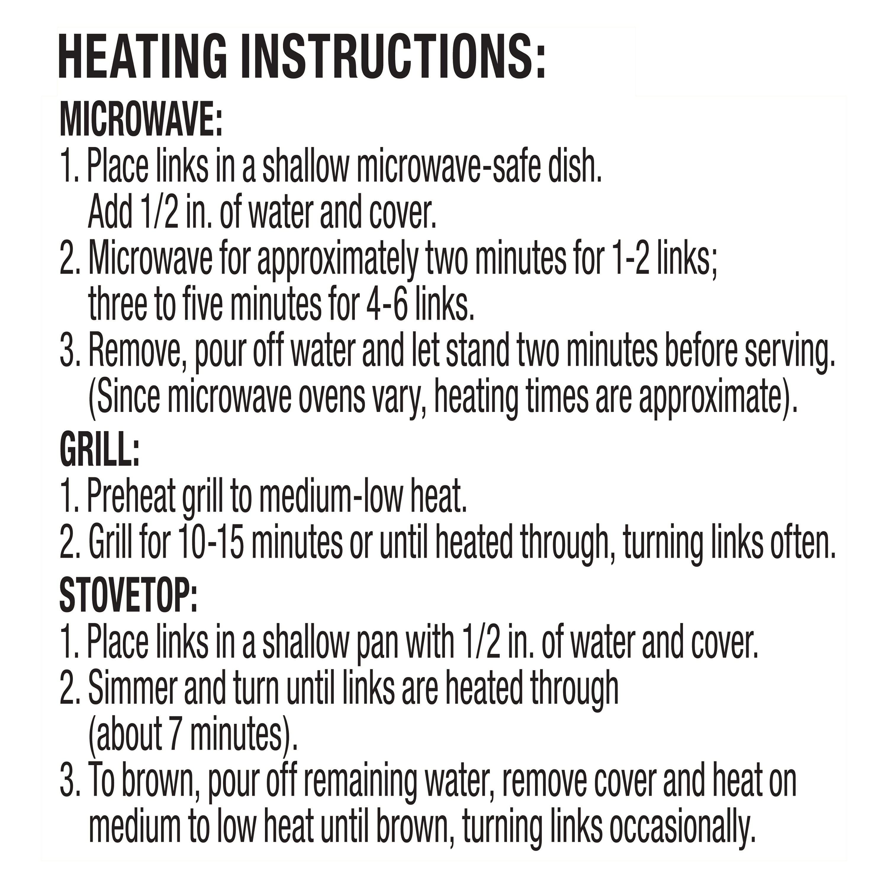 Marketside Italian Style Pork Smoked Sausage with Parmesan & Mozzarella Cheese, 12 oz, 4 Count