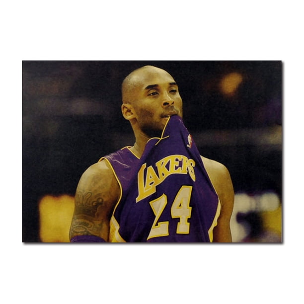 Póster decorativo de pared con diseño de anime de Kobe Bryant, 51 x 35,5 cm