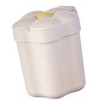 thumbnail image 4 of Desktop Trash Can with Lid, Large Opening Plastic Flower Shape Desktop Trash Bin Mini Paper Storage Basket for Home Office Gift, 4 of 8