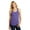 Purple, variant on District Made Ladies Perfect Tri Racerback Tank-S (White)