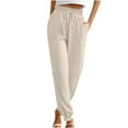thumbnail image 1 of FNFYFH Liquidation Pantalons en Lin d'Été pour Femmes, 1 of 5