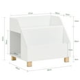 thumbnail image 3 of SoBuy KMB54-W Bibliothèque de Rangement pour Enfants, Étagère à Jouets avec 3 Compartiments de Rangement, Blanc, 3 of 7