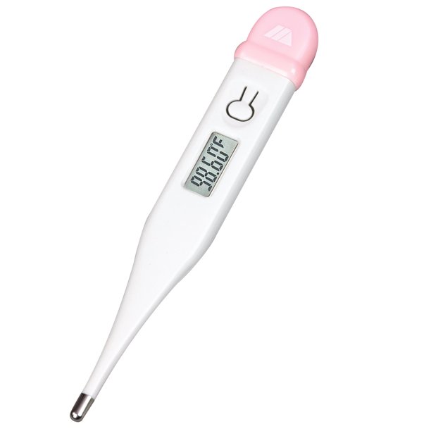 Mabis Digital Thermometer Basal, Oral Probe, HandHeld