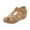 Brown, variant on 2025 Clearance! 50% Off Clear! asdoklhq Summer Sandals for Women,Women's Ladies Girls Comfortable Ankle Hollow Round Toe Sandals Soft Sole Shoes