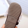 thumbnail image 4 of YHAJDS Girls Lace Trim Princess Shoes Rubber Sole Soft Moccasins for Big Kids, 4 of 5
