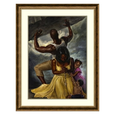 Amanti Art Behind Every Great Man Framed Print by WAK-Kevin A. Williams