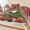 Red, Crimson, Forest, Gold, variant on Twin Sze Fitted Sheet Set - Red Christmas 2 Piece Bedding Sets 16" Deep Pocket Fitted Sheet with 1 Pillowcase, Xmas Snowflake Pine Trees Gifts Winter Ombre Brushed Microfiber Hotel Luxury Bed Sheets