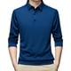 thumbnail image 1 of Camisa de manga larga con botones para hombre - Corte regular informal de negocios - Mezcla de poliéster y algodón, tallas M-XXXXL, 1 of 7