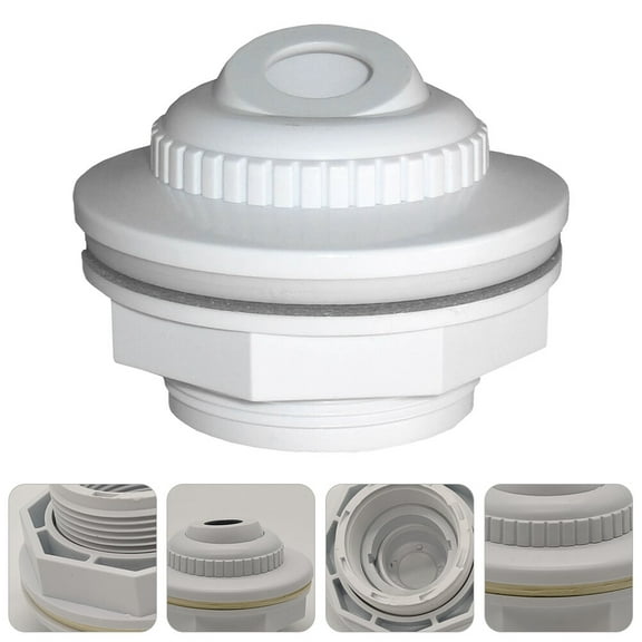 COMPUKAS White Pool Inlet Nozzle with Jet Fitting for Swimming Pools - 1 Piece