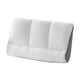 thumbnail image 2 of Almohada de masaje zonificada de grado hotelero - Plumas suaves y de soporte, 48x74cm, poliéster blanco, lavable, para personas que duermen de lado y de espaldas, 2 of 7