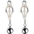thumbnail image 1 of Pinzas para pezones con gargantilla, modelo 2024. Ajustables, con cadena. Para mujer adulta. Sin perforación. Joyería corporal sexy. Color plata., 1 of 2