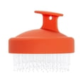 thumbnail image 2 of FITYLE Scalp Massage Shampoo Brush, Hair Scrubber, Floriated Shower Comb, Lightweight Hair Wash Tool Scalp Brush for Wet, Thick, Dry Orange, 2 of 9