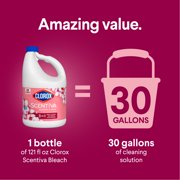Clorox Scentiva Scented Liquid Bleach, Cherry Blossom & Peach, 121 fl oz