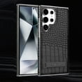 thumbnail image 4 of Allytechgroup Magnetic Case for Samsung Galaxy S24, PU Leather Slim Phone Case with Kickstand Support Wireless Charging Shockproof Back Cover for Samsung Galaxy S24, Gray, 4 of 7