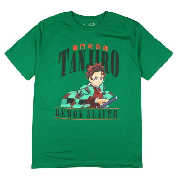 Demon Slayer Men's T-Shirt Tanjiro Anime Designed Adult Tee