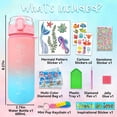 thumbnail image 3 of LEUCHTAMOR Decorate Your Own Water Bottle Kits for Girls Age 4-10,Mermaid Gem Diamond Painting Crafts,Fun Arts and Crafts Gifts Toys for Girls Birthday Christmas(Mermaid), 3 of 6