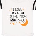 thumbnail image 3 of Inktastic I Love My Gigi to the Moon and Back Gift Baby Boy or Baby Girl Bodysuit, 3 of 4