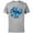 Athletic Heather, variant on Disney Stitch in Sunglasses Cool Weird and Cosmic Freestyle- Short Sleeve Cotton T-Shirt for Adults - Customized-Black