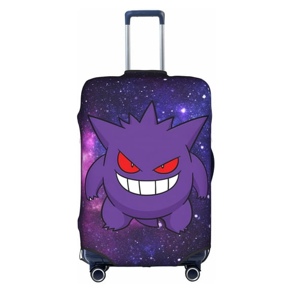 Gengar Travel Luggage Cover, Colorful Suitcase Luggage Protector, Washable Baggage Cover, Dustproof Protector Fits 18-32 Inch Luggage Small
