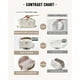 thumbnail image 4 of Bolsa de maquillaje EACHY Travel de gran capacidad impermeable F-Beige, 4 of 8