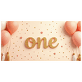 thumbnail image 3 of LUUFILx Strawberry Themed First Birthday Backdrop Banner with Hearts and Ribbons Decoration for Photo Booth Kids Party Supplies One Year Celebration Background, 3 of 8