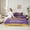 Purple Gold, variant on Homewish Cartoon Sports Helmet Twin Bedding Sets 7-Piece for Kids, Football Soccer Athlete Bedding Comforter Set, Cyan Orange Ball Sport Reversible Sheet Sets, Luxury Bedroom Decor