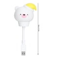 thumbnail image 1 of Led Lindo Animal En Forma De Luz Nocturna USB LED Suave Dibujos Animados Bebé Guardería Lámpara Para Dormir Regalo Para Niños, 1 of 7