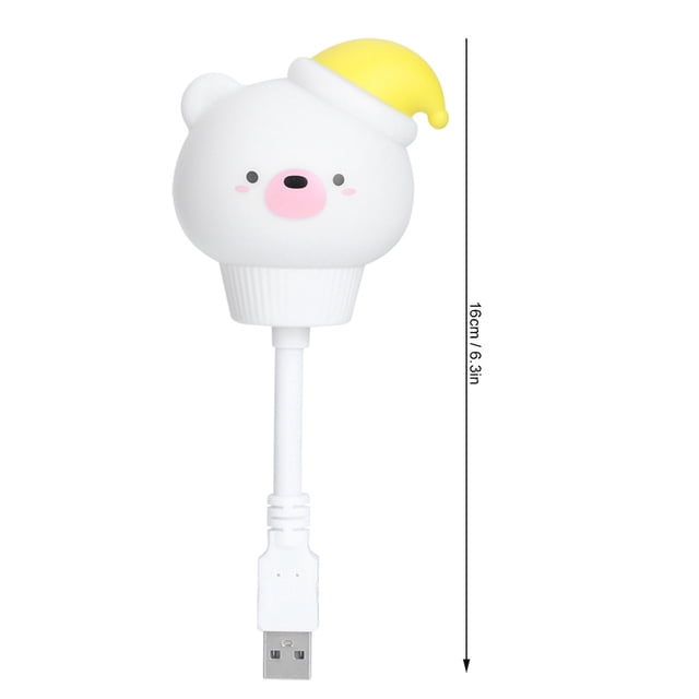 Led Lindo Animal En Forma De Luz Nocturna USB LED Suave Dibujos Animados Bebé Guardería Lámpara Para Dormir Regalo Para Niños