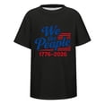 thumbnail image 4 of DHFJKG Kids Boys T Shirts We The People 1776-2026 Letter Graphic Tee 250 Years Anniversary USA Top Ages 2-13Y, 4 of 4