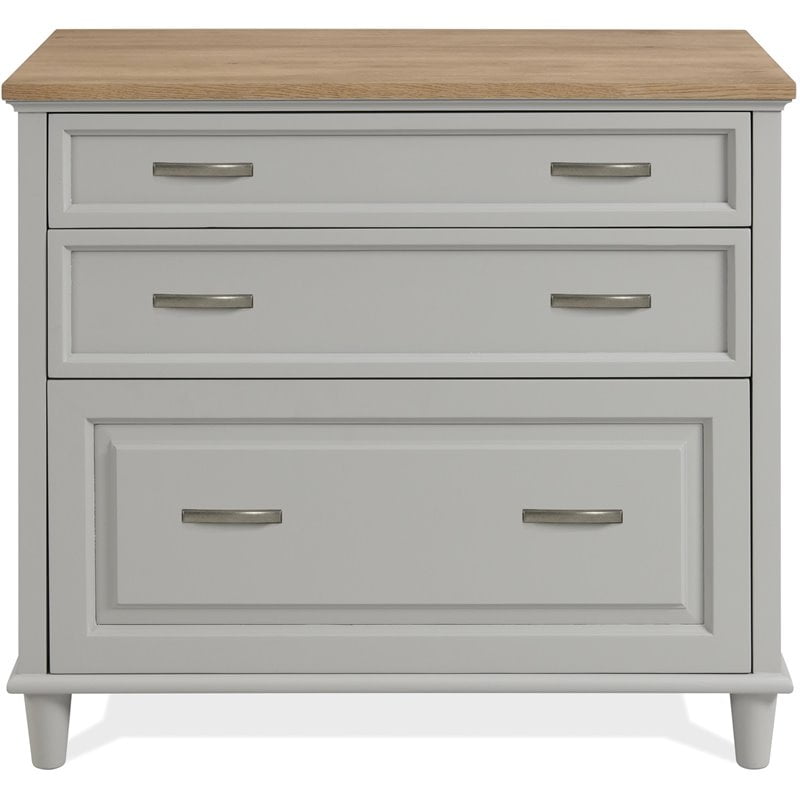 Riverside Furniture Osborne Lateral File in Timeless Oak and