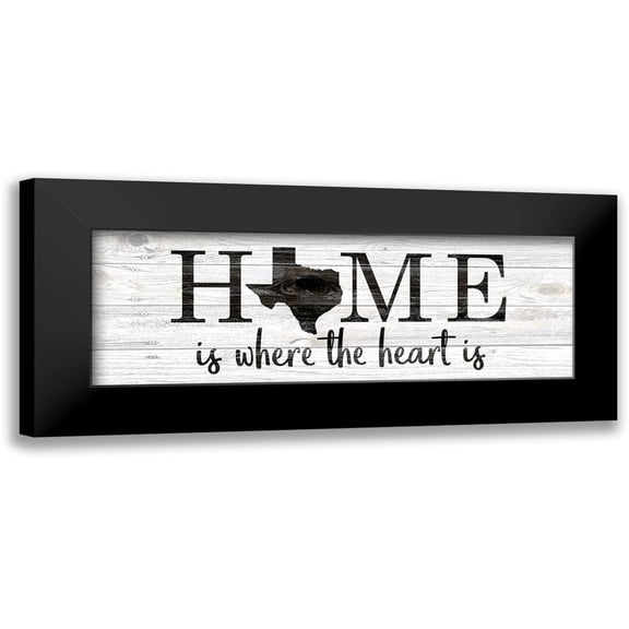 Kimberly, Allen 14x7 Black Modern Framed Museum Art Print Titled - Texas Home
