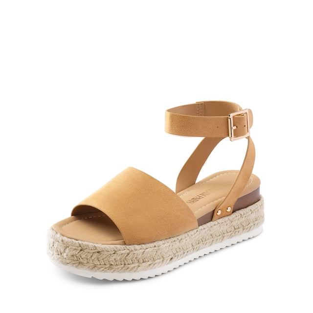 Sandalia DREAM PAIRS SDPW2359W Plataforma Alpargatas Cuña 10 cm