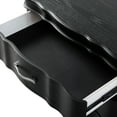 thumbnail image 5 of Furniture of America Seabliss Glam 3-Drawer Nightstand, Black, 5 of 11