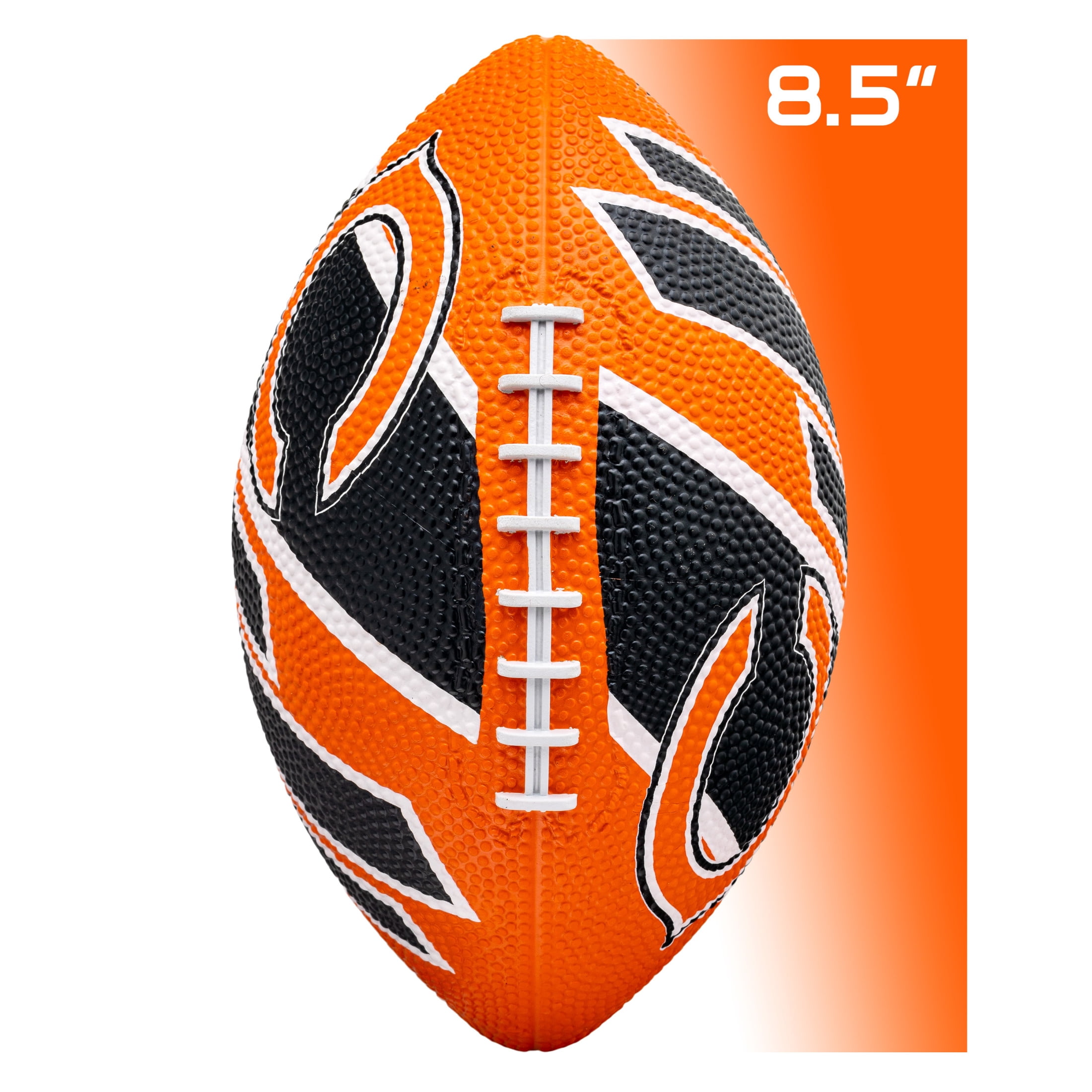 Franklin Sports NFL Chicago Bears Football - Youth Football -  Mini 8.5" Rubber Football - Perfect for Kids - Team Logos and Colors!