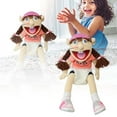 thumbnail image 4 of Christmas Decorations Abdominal Language Large Hand Puppet Table Speech Story Interactive Kindergarten Character Zhang Movable Mouth Christmas Decor, 4 of 4