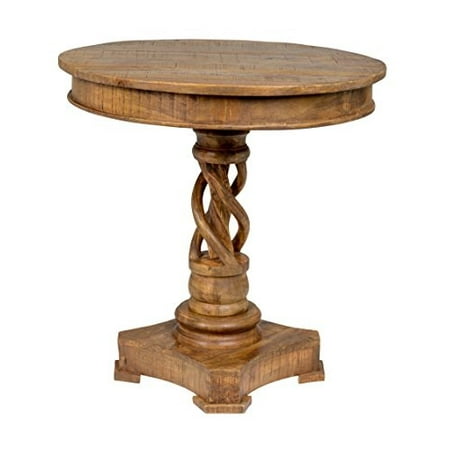 Kosas Home PL10421 Bella Round Table, 30", Hand-Distressed Natural Finish