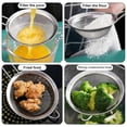 thumbnail image 4 of Tauxra Stainless Steel 304 Fine Mesh Strainer Ladle For Frying Sauces Kitchen Cooking Utensils, 4 of 9