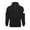 Black, variant on LUOGENLI Hoodies for Men Men's Zip up Hoodie Casual Loose Fit Pullover Sweatshirt for Fall Winter Comfortable Streetwear Outerwear with Hood Men Hoodies Zip up Brown Khaki Size S