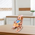 thumbnail image 2 of Outdoor Rocking Chair Resin Figurine For Garden Balcony Courtyard Landscaping Pot Decoration, 2 of 6